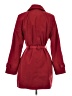 Towne Collection 100% Polyester Red Trenchcoat Size S - photo 2