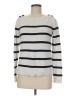 Ann Taylor LOFT 100% Cotton Stripes White Pullover Sweater Size M - photo 1