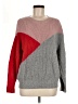 Splendid Color Block Red Pullover Sweater Size M - photo 1