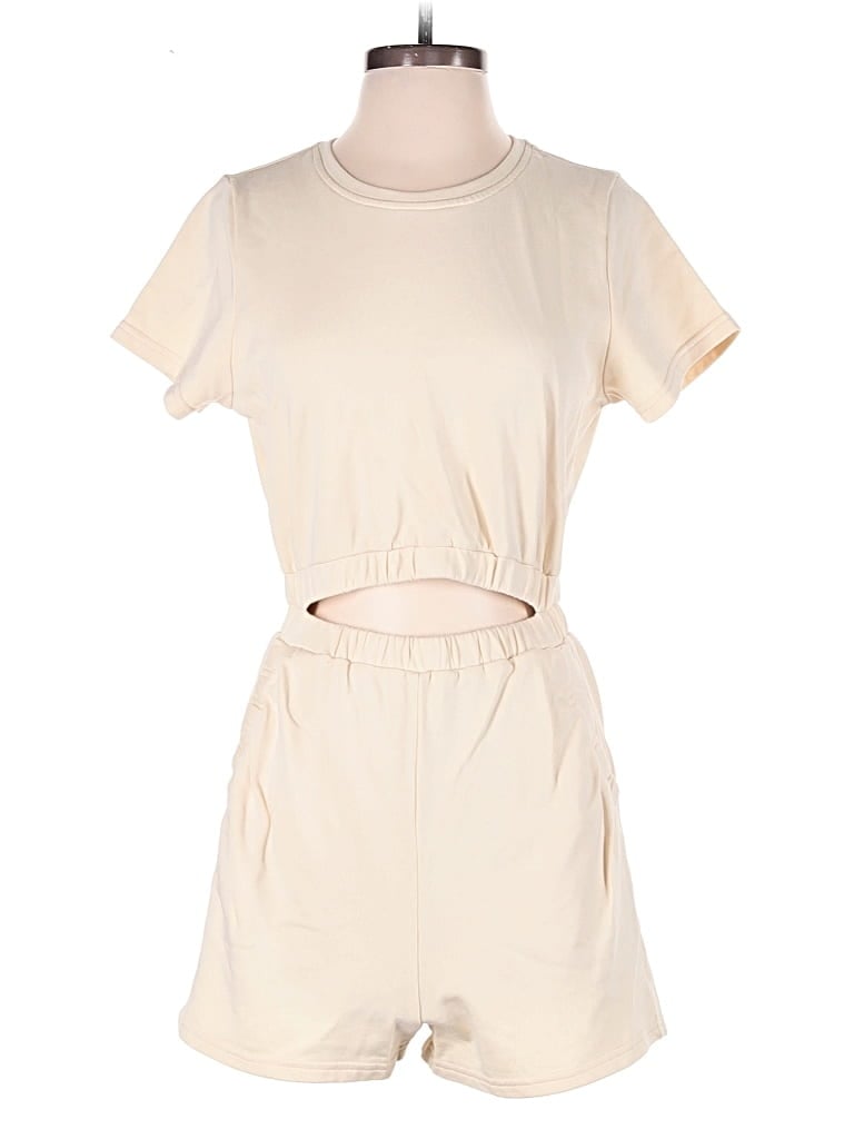 Pre-owned Le Lis Romper In Ivory