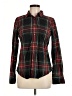 J.Crew 100% Cotton Plaid Black Long Sleeve Button-Down Shirt Size 8 - photo 1