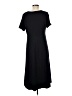 Travelsmith Solid Black Casual Dress Size M (petite) - photo 2