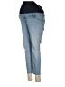 Old Navy - Maternity Solid Blue Jeans Size 12 - photo 1