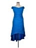 Xscape Blue Cocktail Dress Size 14 (petite) - photo 1