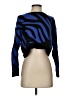 Boohoo Animal Print Blue Cardigan Size S - photo 1