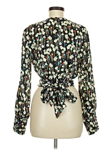 Topshop Long Sleeve Blouse (view 2)