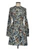 Zara Basic Print Blue Casual Dress Size XS - photo 1