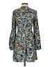 Zara Basic Print Blue Casual Dress Size XS - photo 2