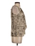 Ann Taylor 100% Polyester Tan Sleeveless Blouse Size 4 Petite - photo 4