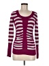 Bongo Stripes Purple Pullover Sweater Size M - photo 1