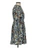 Zara Basic Print Blue Casual Dress Size XS - photo 4