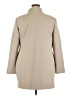 Chico's 100% Polyester Tan Coat Size 4 (20) - photo 2