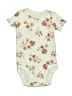 Simple Joys by Carter's 100% Cotton Floral Green Short Sleeve Onesie Size 0-3 mo - photo 1