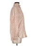 J.Crew 100% Cotton Animal Print Tan Long Sleeve Blouse Size 8 - photo 4