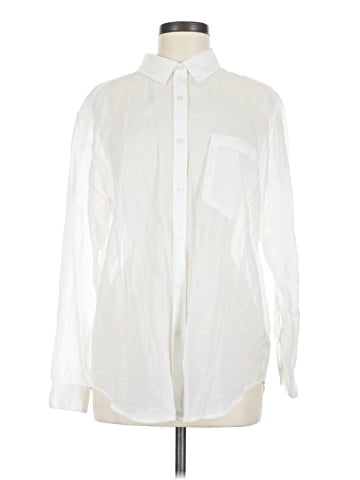 7 For All Mankind Long Sleeve Button-Down Shirt (view 1)