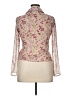 Classic 100% Polyester Floral Pink 3/4 Sleeve Blouse Size XL - photo 2