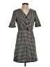 Cider 100% Polyester Houndstooth Black Casual Dress Size XS - photo 1