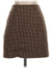MNG Houndstooth Brown Casual Skirt Size XXS - photo 1