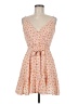 Altar'd State 100% Polyester Hearts Orange Casual Dress Size M - photo 1