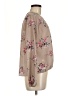 S.R by Sweet Rain 100% Polyester Floral Tan Long Sleeve Blouse Size M - photo 4
