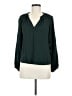 Old Navy 100% Rayon Green Long Sleeve Blouse Size M - photo 1