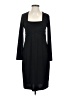 Chadwicks Solid Black Casual Dress Size 4 - photo 1