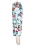 Theodore 100% Cotton Tropical Blue Casual Pants Size L - photo 5