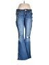 Express Jeans Hearts Blue Jeans Size 6 - photo 1