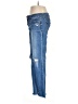 Express Jeans Hearts Blue Jeans Size 6 - photo 5