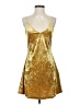 Unbranded Metallic Gold Cocktail Dress Size S (estimated) - photo 1
