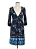 Bob Mackie Paisley Blue Casual Dress Size M - photo 1