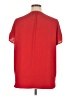Pleione 100% Polyester Red Short Sleeve Blouse Size XL - photo 2