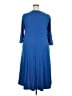 Assorted Brands Solid Blue Casual Dress Size 2X - photo 2