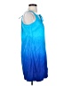Express Tie-dye Blue Casual Dress Size XS - photo 4
