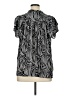 Rose + Olive 100% Polyester Black Short Sleeve Blouse Size 1X - photo 2