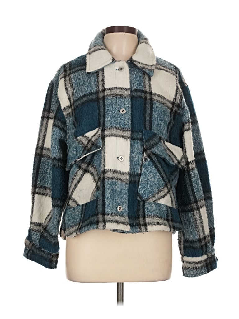 Pre-owned Zara Jacket In Blue