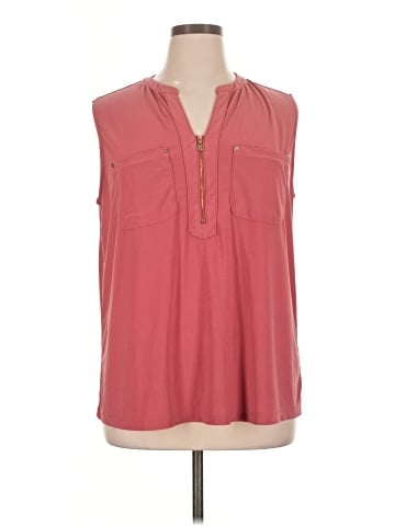 Anne Klein Sleeveless Blouse (view 1)