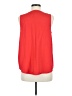Croft & Barrow 100% Rayon Red Sleeveless Blouse Size M - photo 2