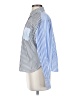 Talbots 100% Cotton Stripes Blue Long Sleeve Button-Down Shirt Size S - photo 5