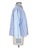 Talbots 100% Cotton Stripes Blue Long Sleeve Button-Down Shirt Size S - photo 4