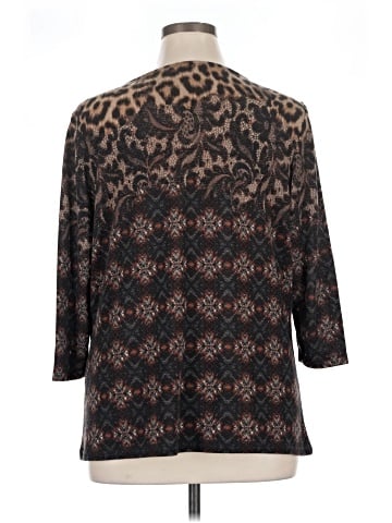 Christopher & Banks 3/4 Sleeve T-Shirt (view 2)