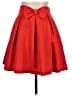 PERSUN Solid Red Formal Skirt Size 10 - photo 1