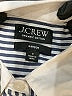 J.Crew 100% Cotton Stripes Black Long Sleeve Blouse Size 0 - photo 7