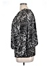 Baggage 100% Polyester Silver Long Sleeve Blouse Size 1X - photo 5