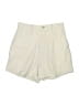 Assorted Brands 100% Cotton Solid Ivory Khaki Shorts Size 10 Petite - photo 1