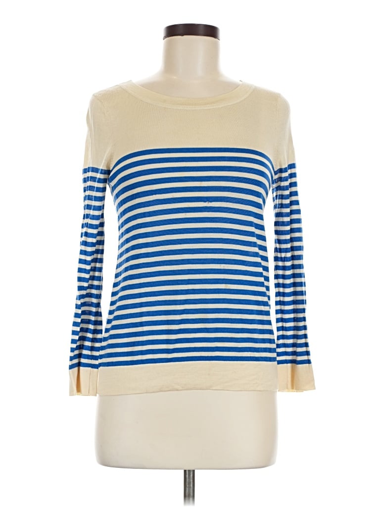 Click to view more detailed imagery on our partner's website Pre-owned Cardigan Sweater Wool Pullover Sweater In Blue