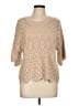 Splendid 100% Cotton Tan Pullover Sweater Size L - photo 1