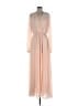 Lulus 100% Polyester Tan Casual Dress Size M - photo 1