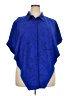 Live 4 Truth 100% Polyester Blue Short Sleeve Blouse Size 3X - photo 1