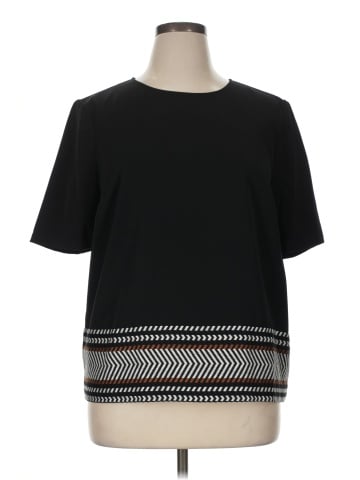 Badgley Mischka Short Sleeve Top (view 1)